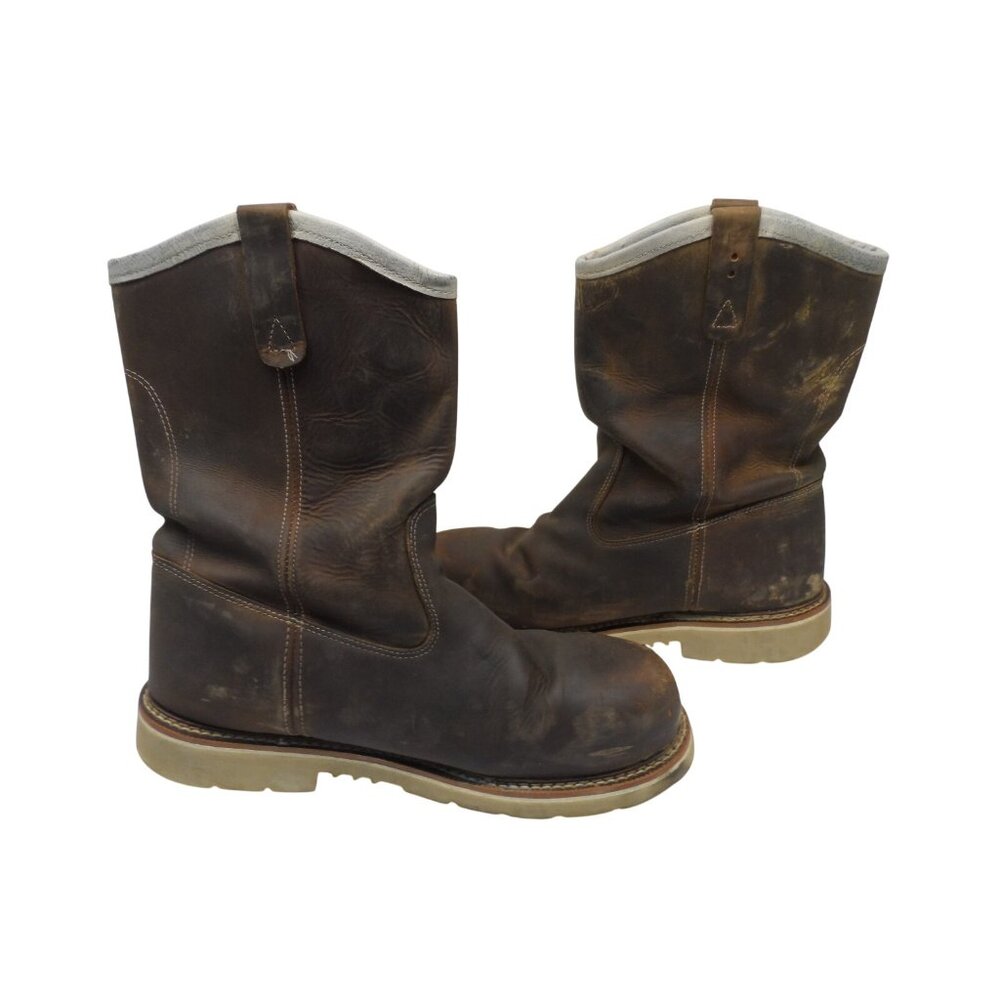 Thorogood Men's 11" Wellington WP Steel Toe Work Boots 804-3320 Brown Size 13 2E - Picture 6 of 8